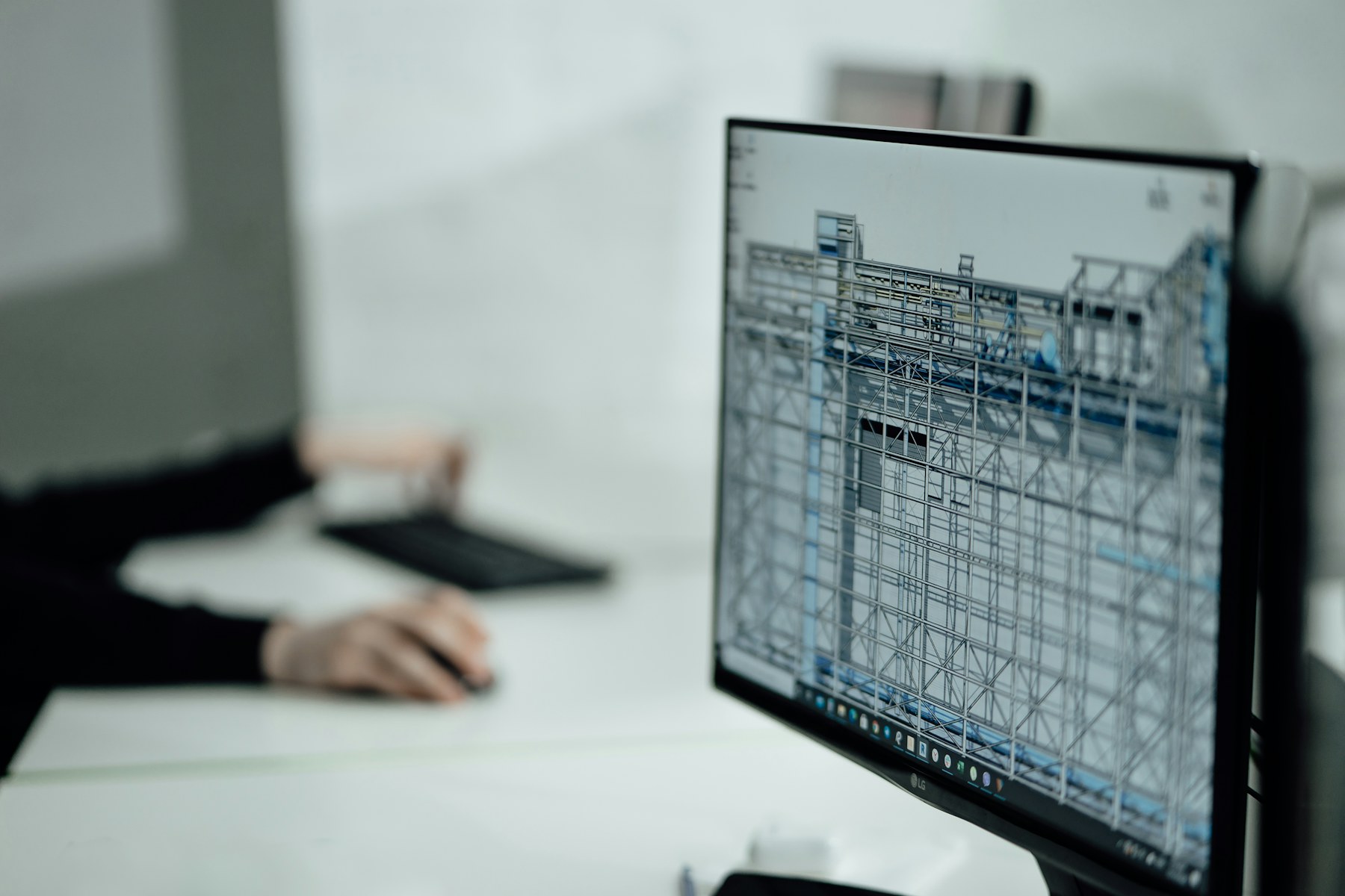 BIM model and digital building production sample